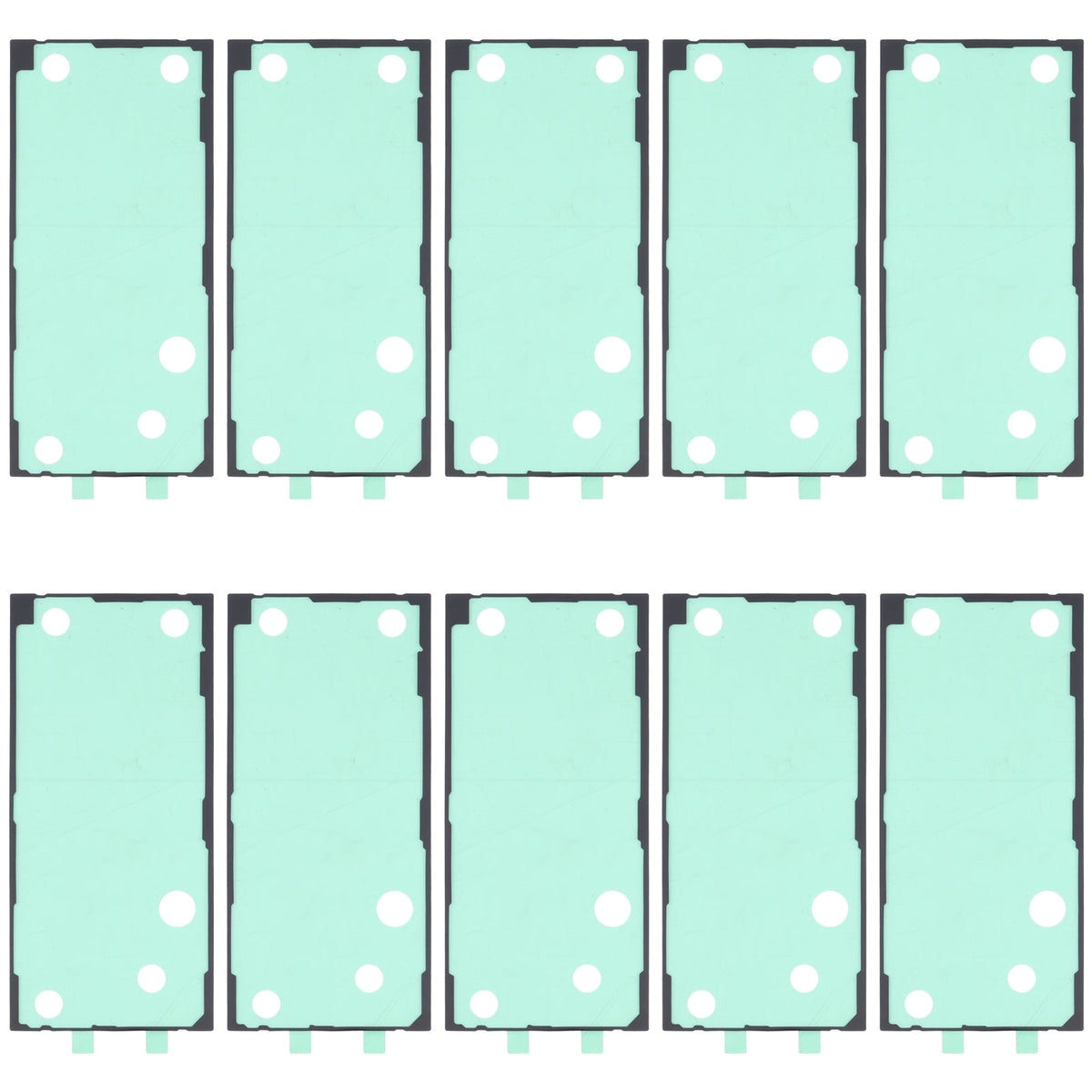 For Samsung Galaxy S22 Ultra 5G SM-S908B 10pcs Back Housing Cover Adhesive
