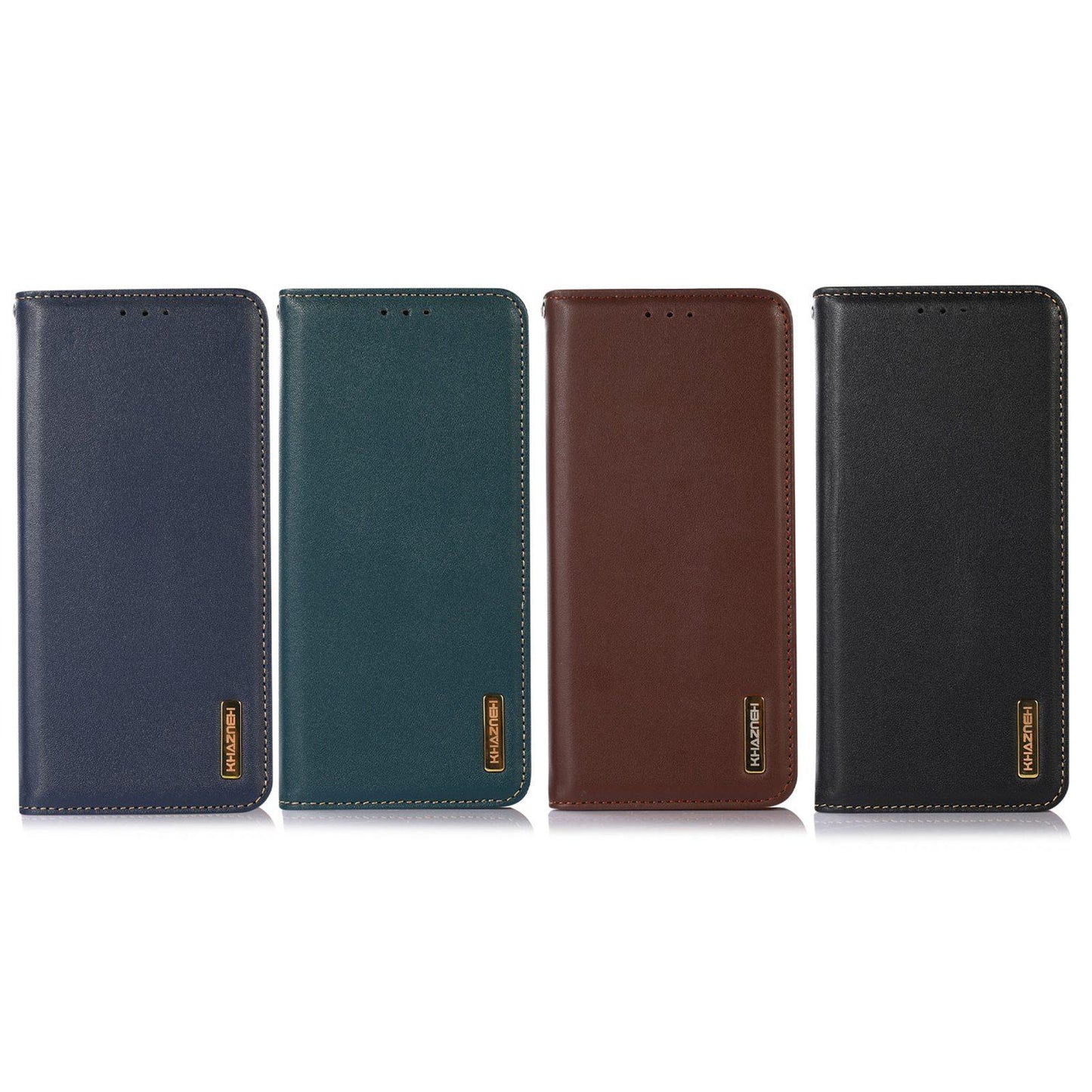 For OPPO A7 Pro Max 5G KHAZNEH Nappa Top Layer Cowhide Leather Phone Case(Green)