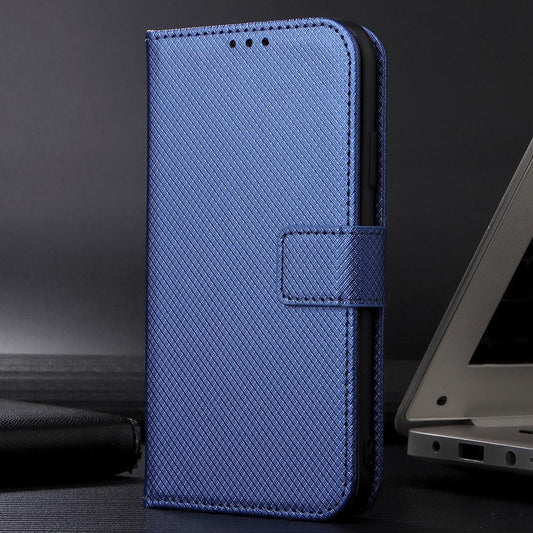 For Huawei nova 16 Ultra / 16 Pro Diamond Texture Leather Phone Case - Blue - EDA004692228C