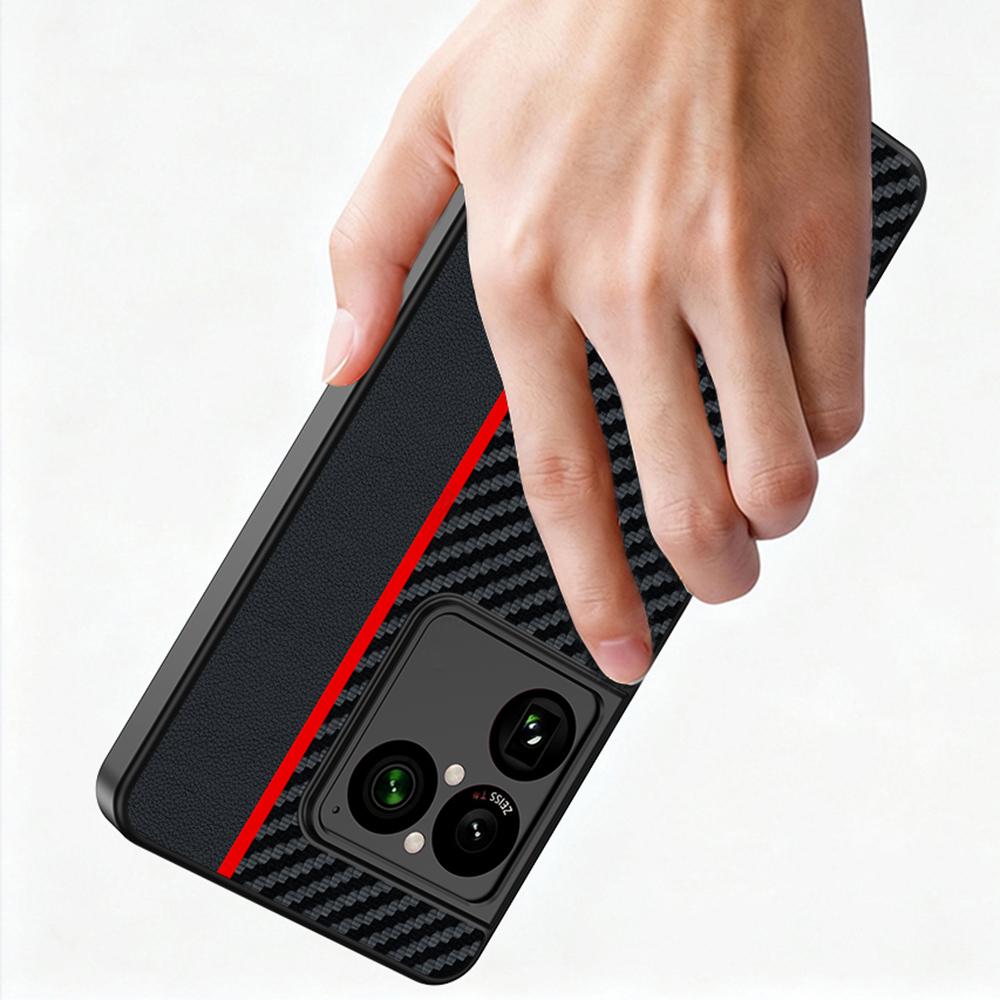 For Sony Xperia 1 VIII Ultra-thin Carbon Fiber Texture Printing Phone Case - Black Yellow - EDA004866706D