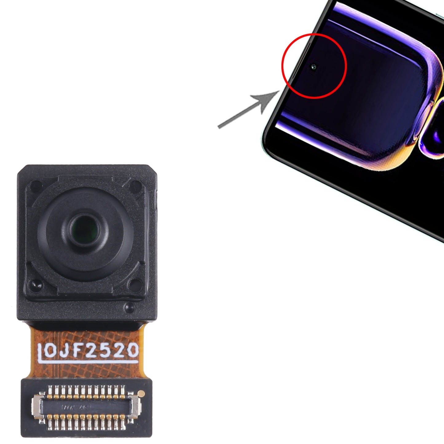 For Xiaomi Redmi K60e Front Facing Camera