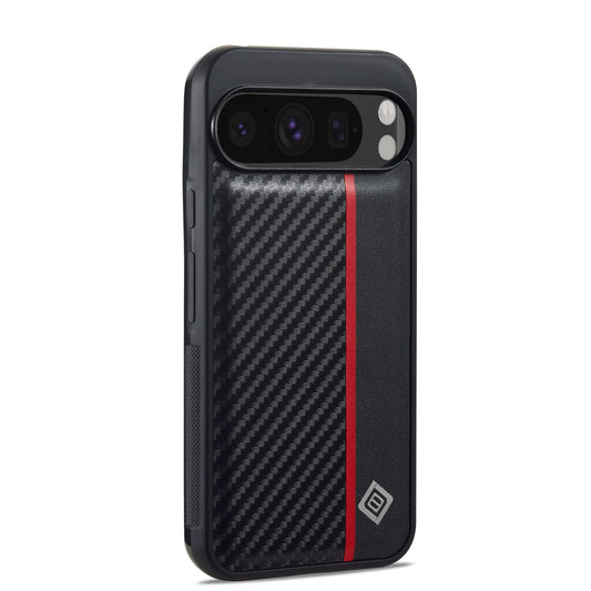 For Google Pixel 11 / 11 Pro LC.IMEEKE 3 in 1 Carbon Fiber Texture Shockproof Phone Case(Black)