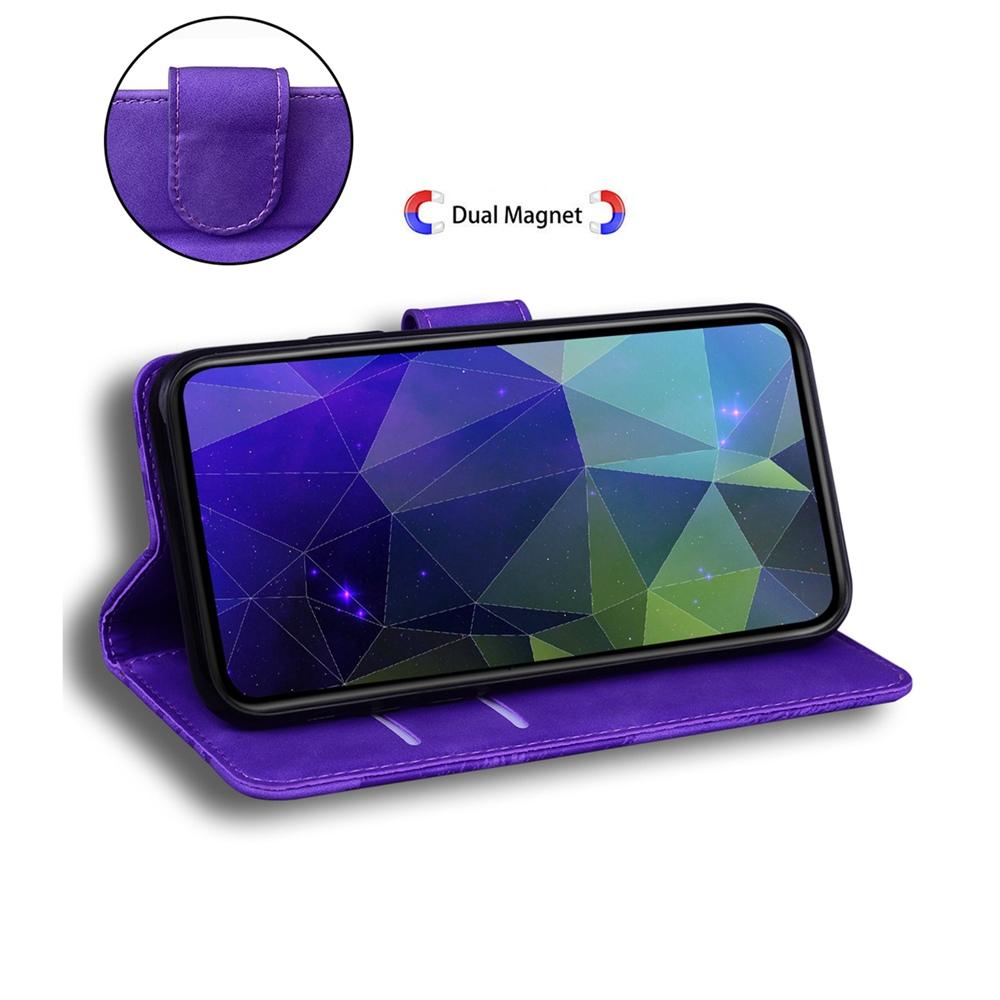 For OnePlus Nord 6 5G / Turbo 6 / Turbo 6V Skin Feel Pure Color Flip Leather Phone Case - Purple - EDA005223711A
