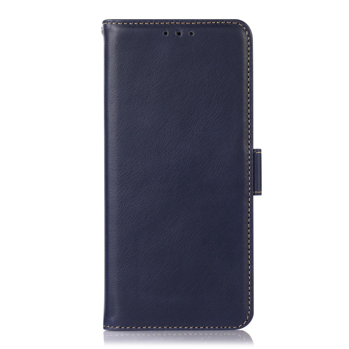 For Motorola Edge 70 Max 5G Magnetic Crazy Horse Texture Genuine Leather RFID Phone Case - Blue - EDA005404816C