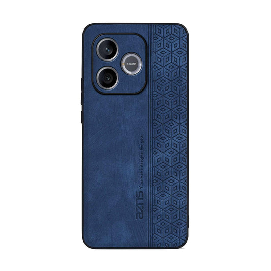 For Honor X80i 5G/600 Lite Global AZNS 3D Embossed Skin Feel Phone Case(Sapphire Blue)