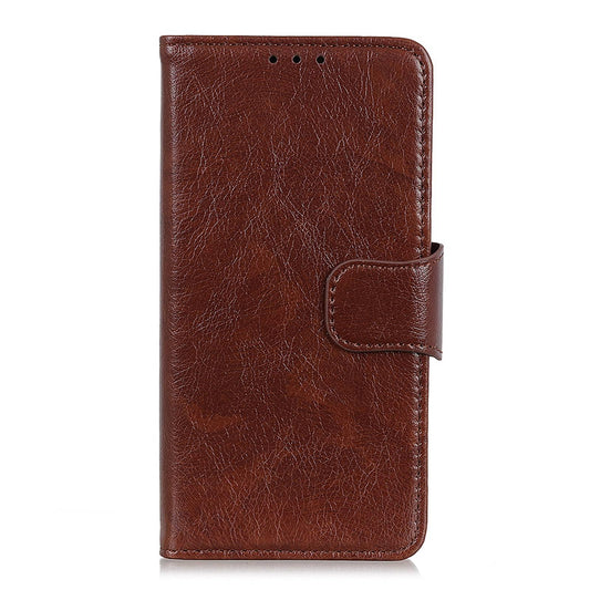 For OPPO A7 Pro Max 5G Nappa Texture Horizontal Flip Leather Phone Case(Brown)