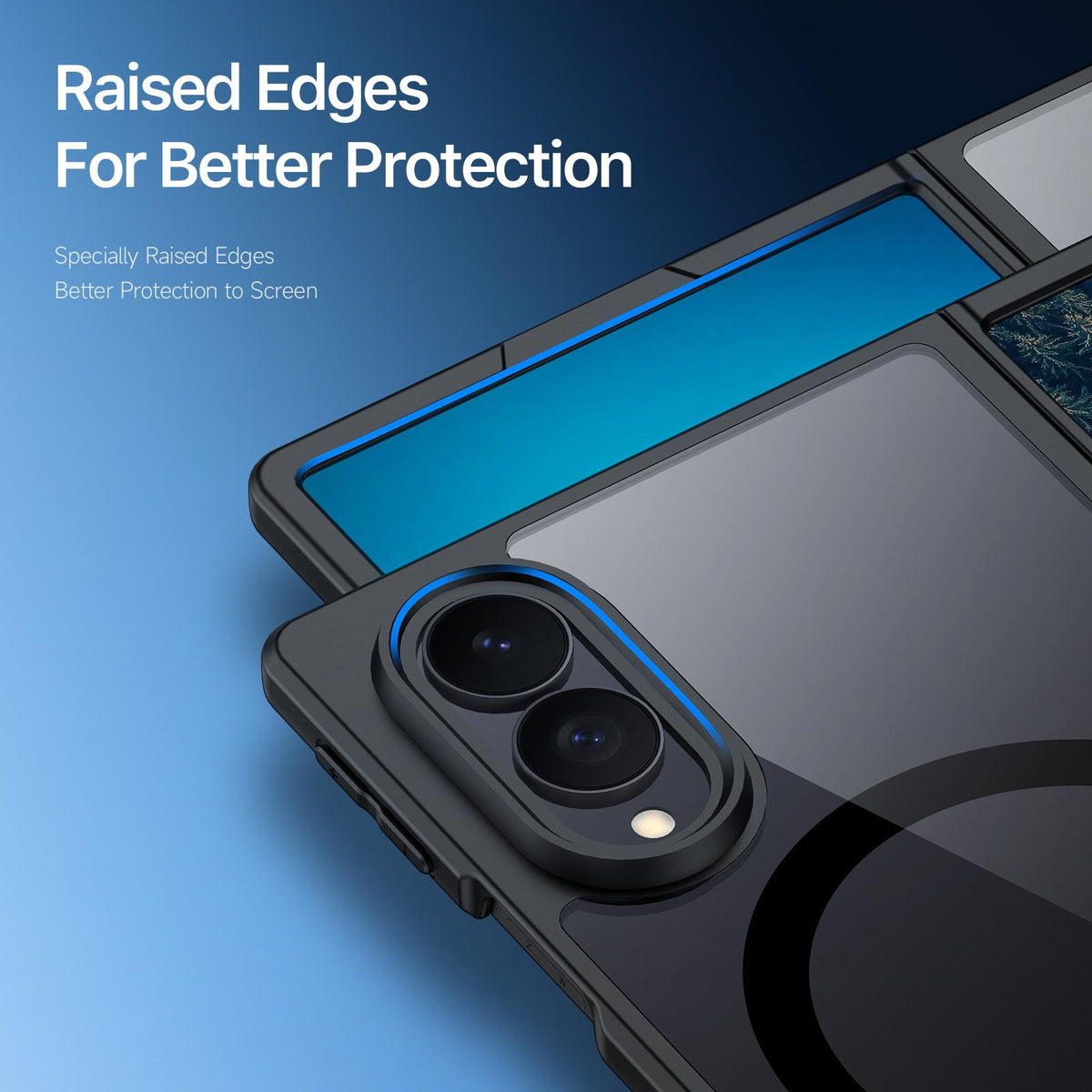 For Galaxy Z Fold8 5G DUX DUCIS Aimo Mag Series TPU + PC MagSafe Frosted Feel Phone Case - Black - EDA006301806A
