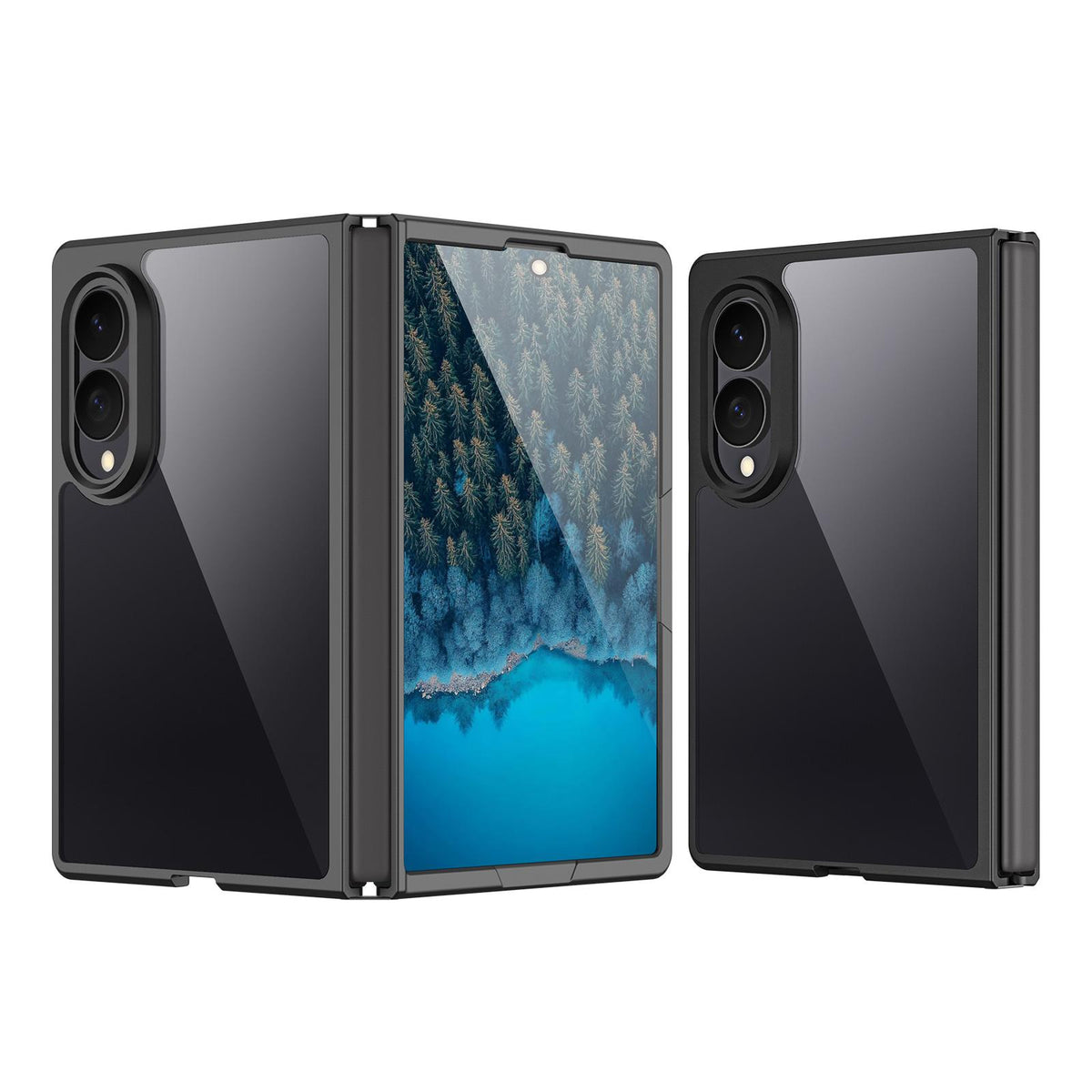 For Galaxy Z Fold8 5G DUX DUCIS Aimo Series Frosted Feel Phone Case - Black - EDA006302007A