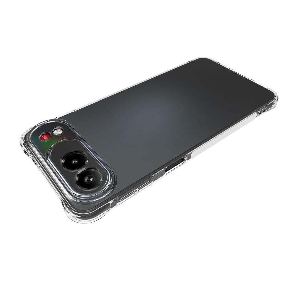 For ZTE nubia Air Pro Shockproof Non-slip Thickening TPU Phone Case - Transparent - EDA006387515A