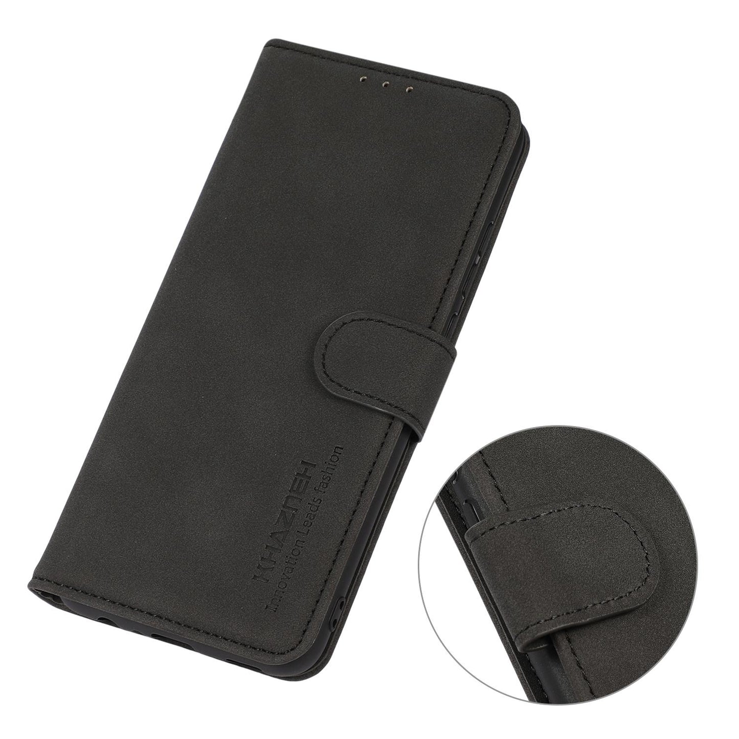 For Redmi K90 Pro Max/Poco F8 Ultra KHAZNEH Matte Texture Leather Phone Case(Black)