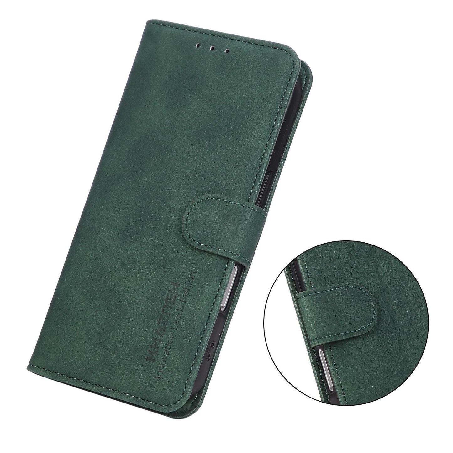 For Redmi K90 Pro Max/Poco F8 Ultra KHAZNEH Matte Texture Leather Phone Case(Green)