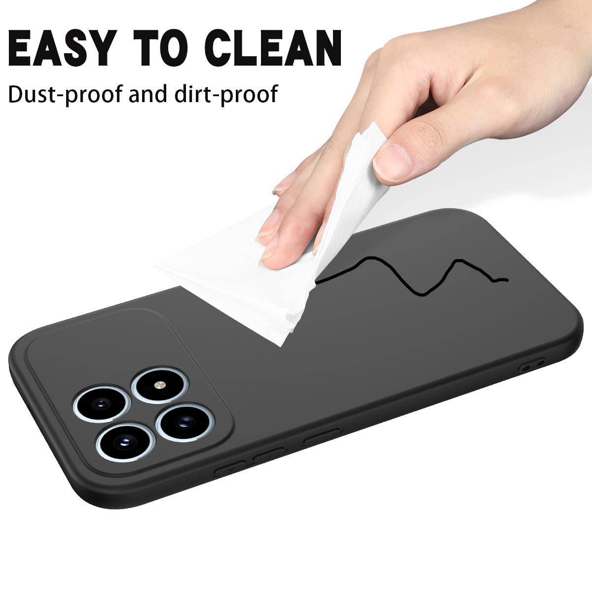 For Redmi K90 / Poco F8 Pro Solid Color Liquid Silicone Dropproof Full Coverage Phone Case(Black)