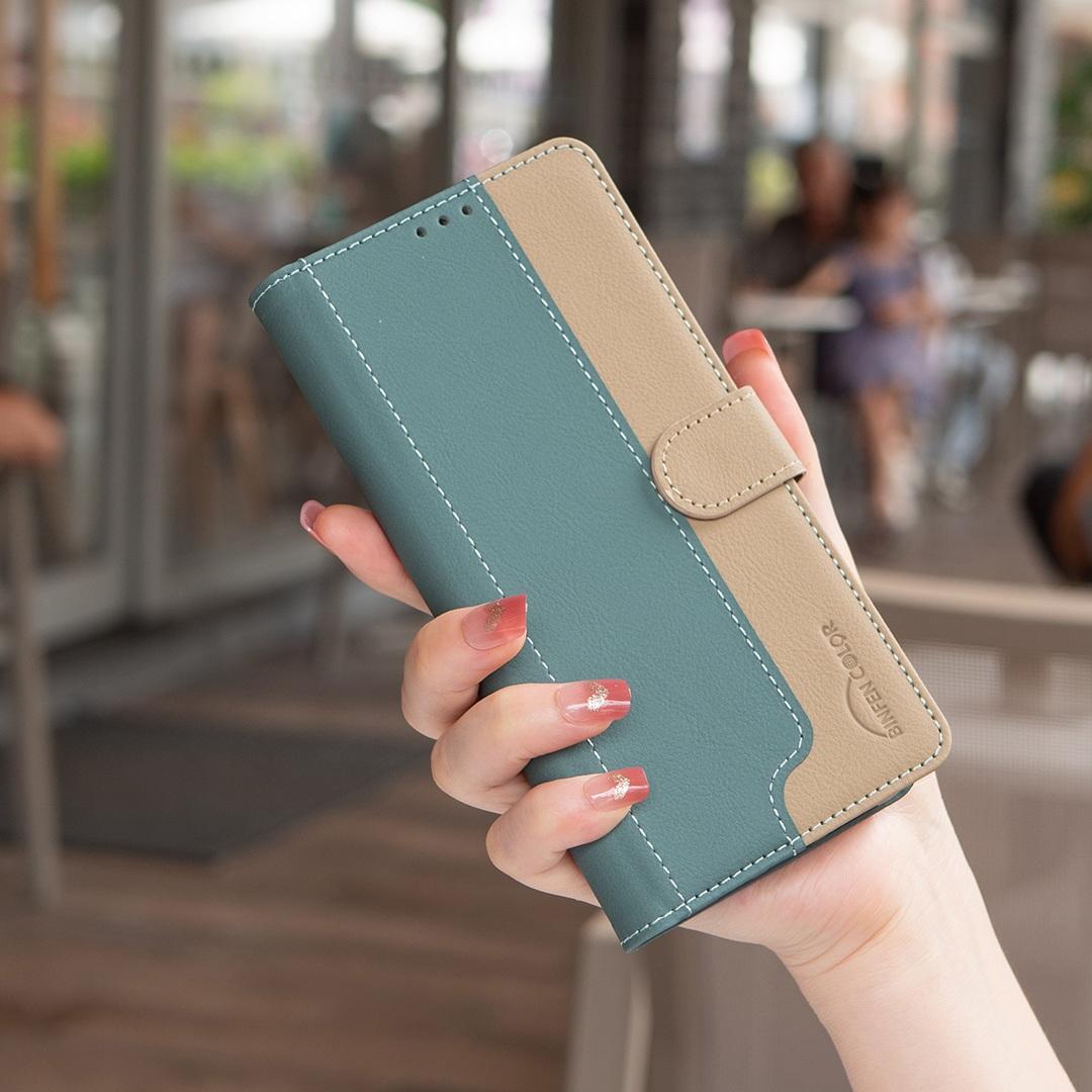 For Redmi Note 17 Pro 5G Global 163mm Color Matching RFID Anti-theft Leather Phone Case(Green)