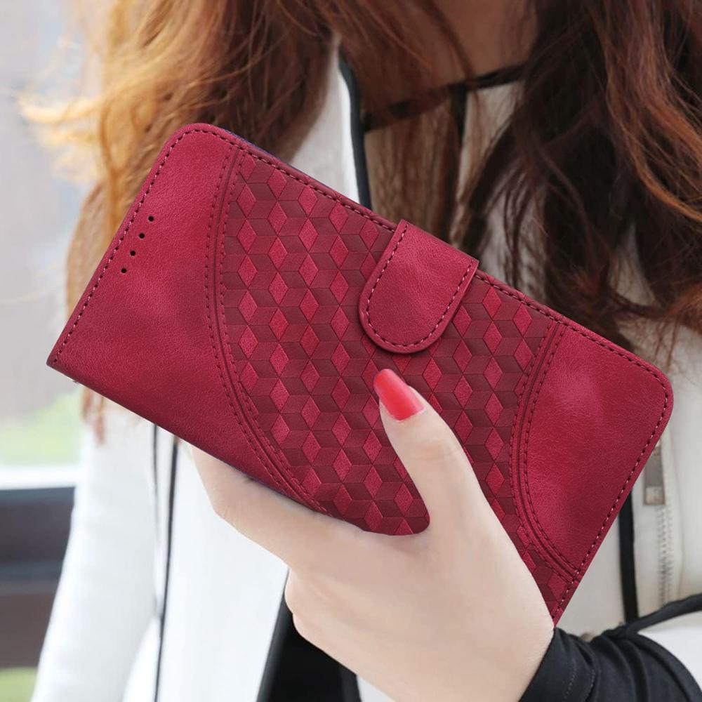 For Redmi K90 Pro Max / Poco F8 Ultra Elephant Head Embossed Phone Leather Case with Lanyard(Rose Red)