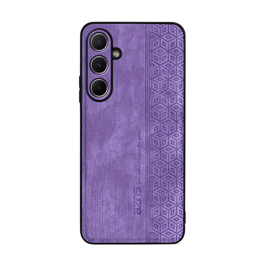 For Galaxy A18 5G / A18 4G AZNS 3D Embossed Skin Feel Phone Case(Purple)