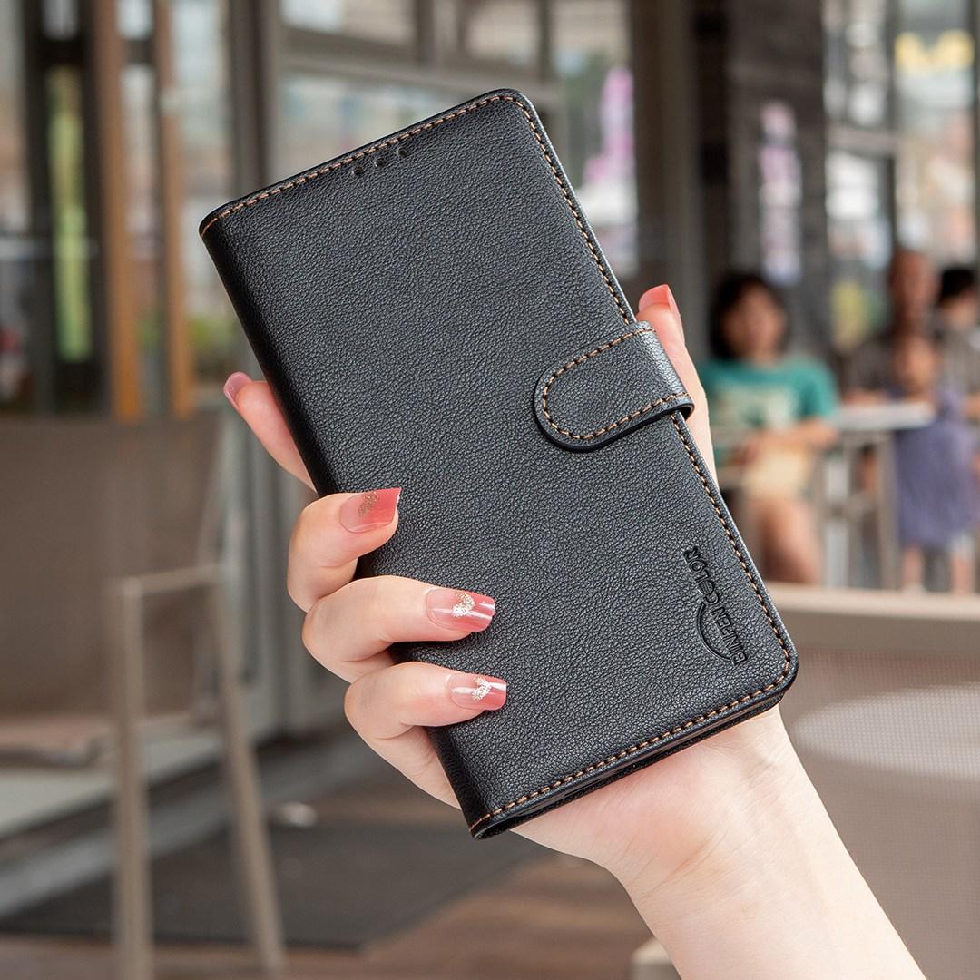 For Redmi 17 4G / 5G Global 170mm Litchi Texture RFID Anti-theft Leather Phone Case(Black)