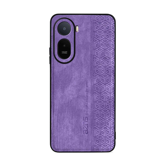 For Redmi A7 Pro 4G/5G 171mm AZNS 3D Embossed Skin Feel Phone Case(Purple)