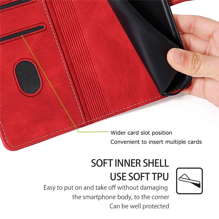 For Redmi K90 Pro Max 5G / Poco F8 Ultra Skin Feel Magnetic Buckle Leather Phone Case(Red)