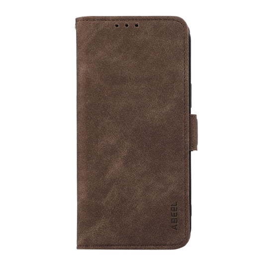 For Google Pixel 11 ABEEL Frosted Magnetic RFID Leather Phone Case - Brown - EDA007372105F