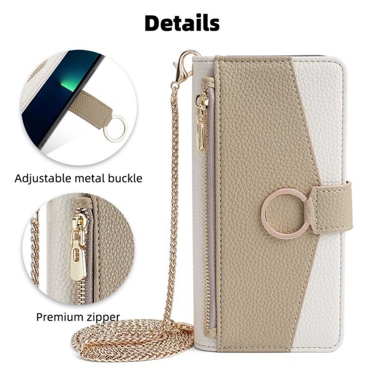 For Redmi K90 Pro Max / Poco F8 Ultra Crossbody Litchi Texture Leather Phone Case(White)