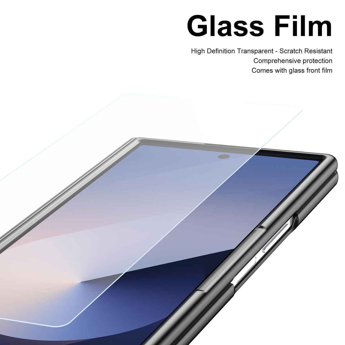 For Galaxy Z Fold8 Ultra 5G Integrated PC + PU Phone Case with Pen / Pen Box - Black - EDA007453006D