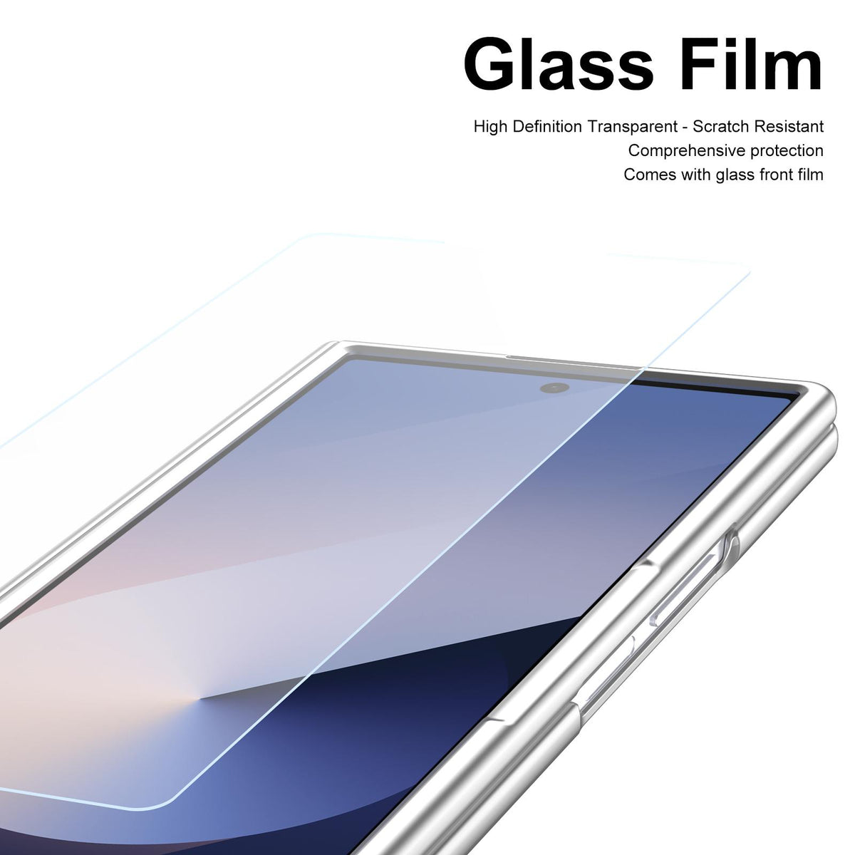 For Galaxy Z Fold8 Ultra 5G Integrated PC + PU Phone Case with Pen / Pen Box - White - EDA007453006F