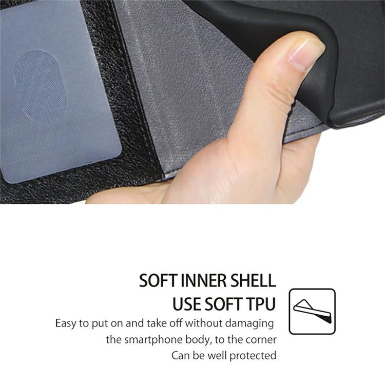 For Redmi K90 Pro Max 5G / Poco F8 Ultra Zipper Bag Leather Phone Case(Black)