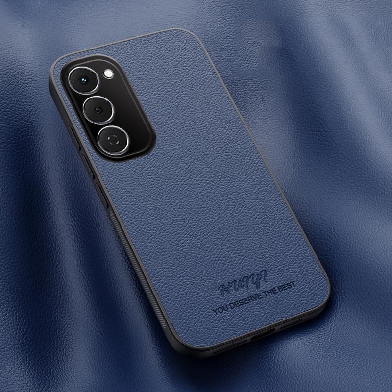For Tecno Spark 40 Pro+ 4G HUIYI Leather Magnetic Phone Case - Blue - EDA007506926A