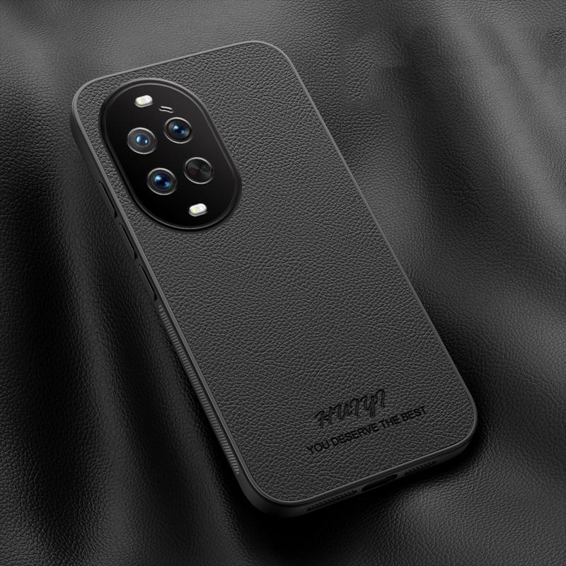 For Huawei nova 14 Ultra HUIYI Leather Magnetic Phone Case - Black - EDA007527018B