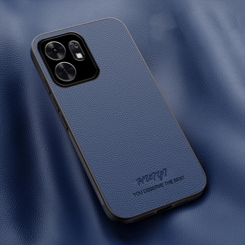For Honor X6d 5G HUIYI Leather Magnetic Phone Case - Blue - EDA007533937A