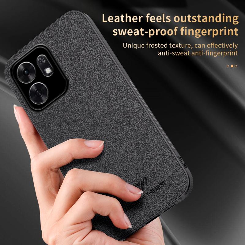 For Honor X6d 5G HUIYI Leather Magnetic Phone Case - Brown - EDA007533937E