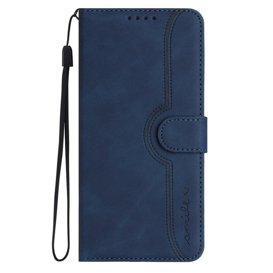 For Xiaomi 17 Max 5G Heart Pattern Skin Feel Leather Phone Case - Royal Blue - EDA007790010F