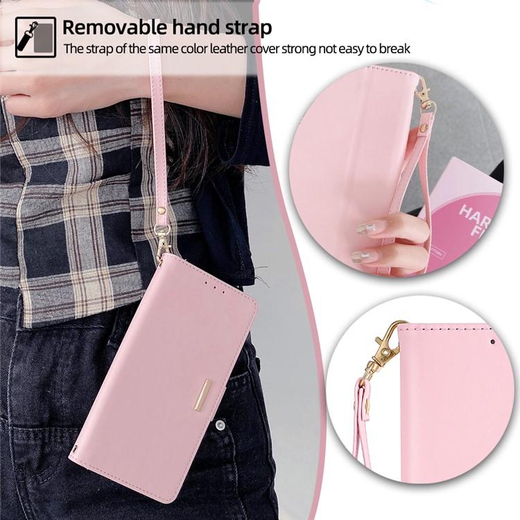 For Redmi K90 Pro Max / Poco F8 Ultra Crossbody Chain Leather Phone Case(Pink)