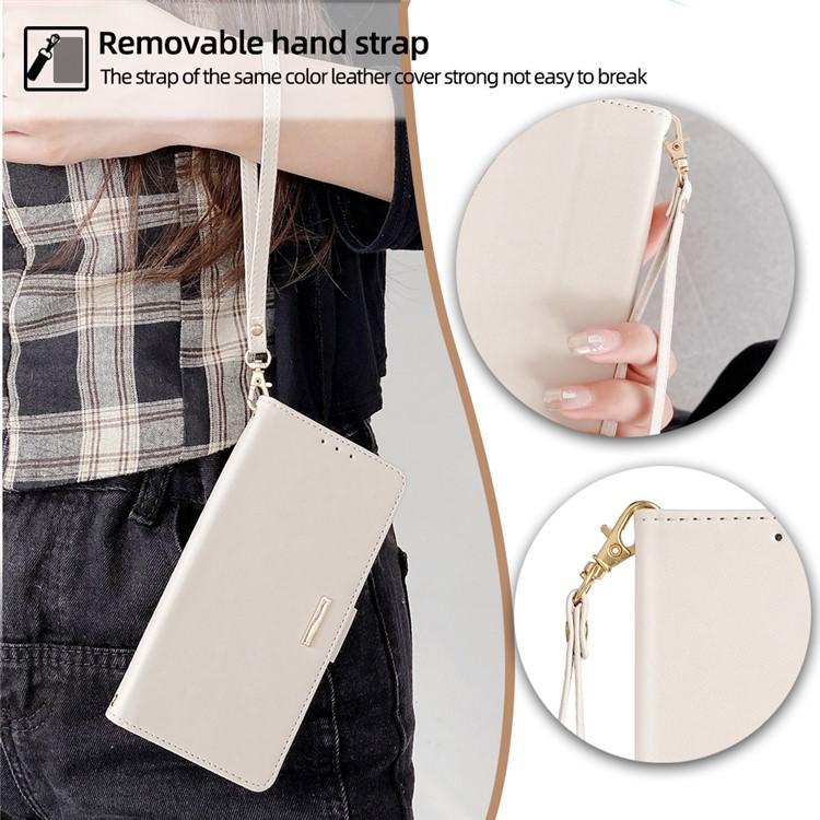 For Redmi K90 Pro Max / Poco F8 Ultra Crossbody Chain Leather Phone Case(White)