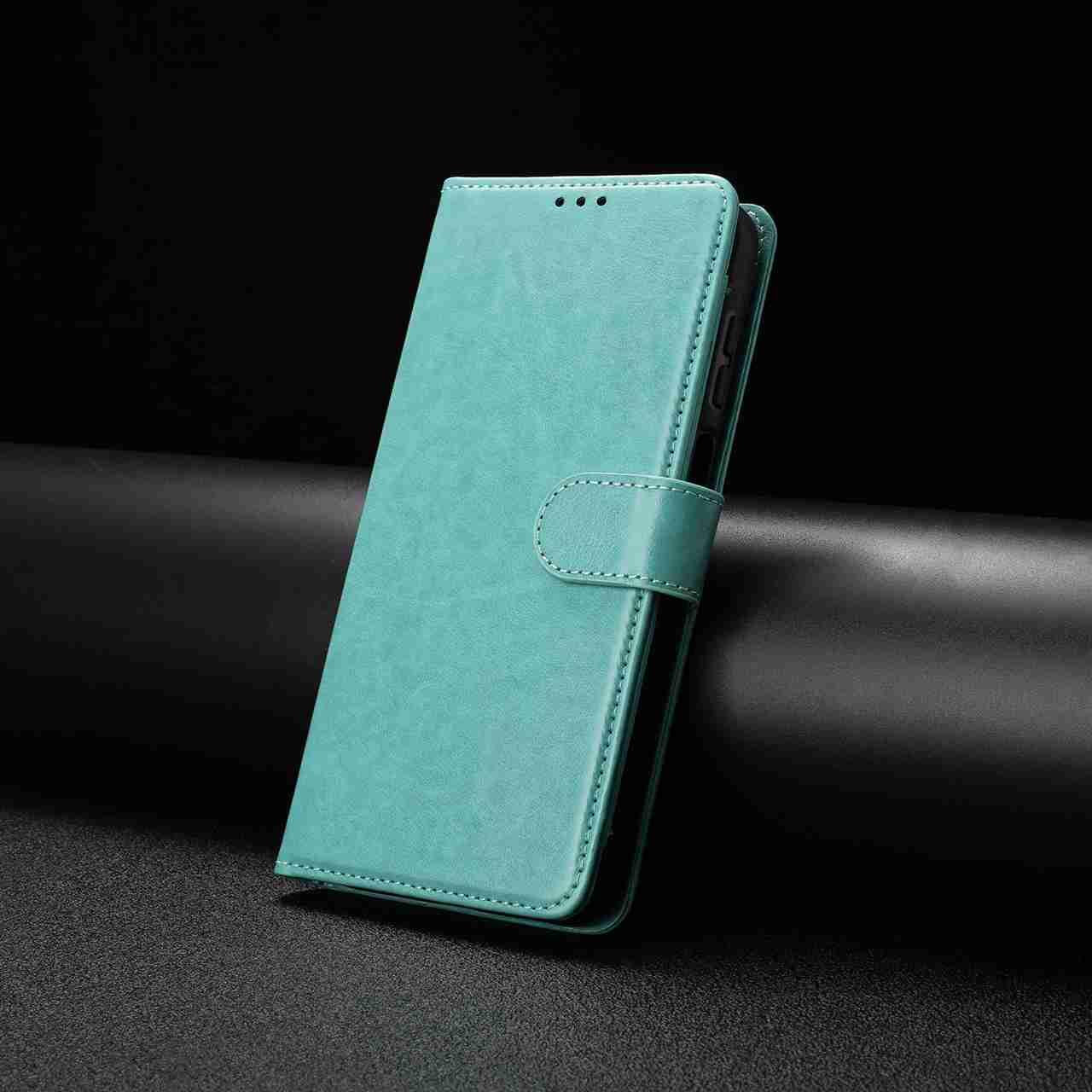 For Redmi K90 Pro Max / Poco F8 Ultra Lambskin 8-card Slot Leather Phone Case(Green)