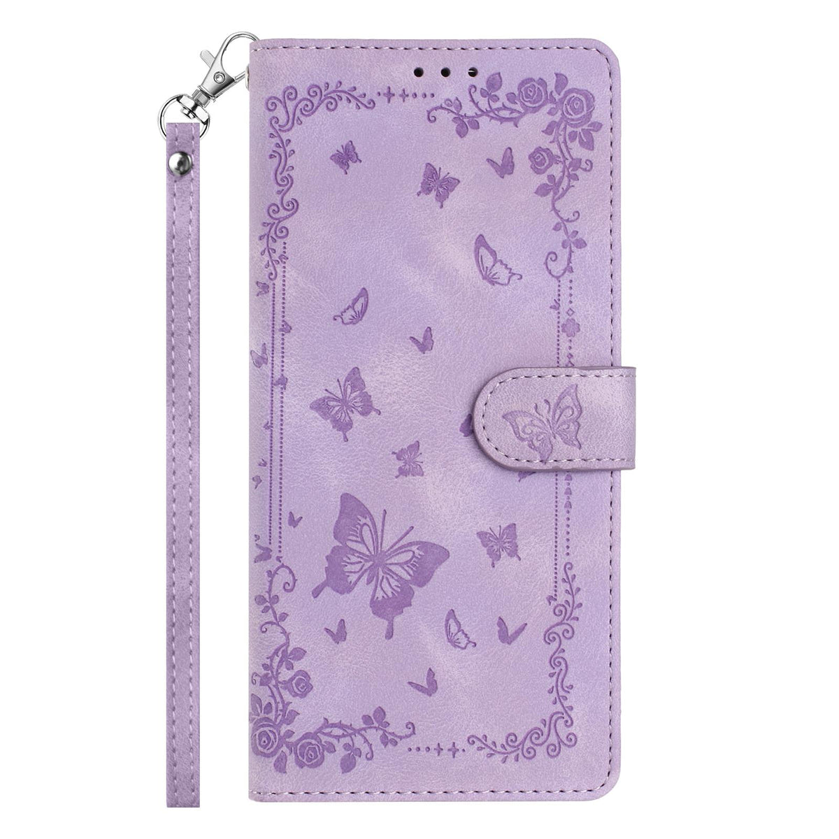 For Redmi K90 Pro Max / Poco F8 Ultra Secret Garden Butterfly Pattern Leather Phone Case(Purple)