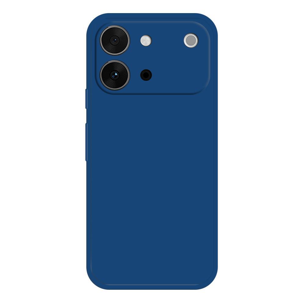 For vivo S60 Vitality 5G Imitation Liquid Silicone Phone Case - Blue - EDA008830004C