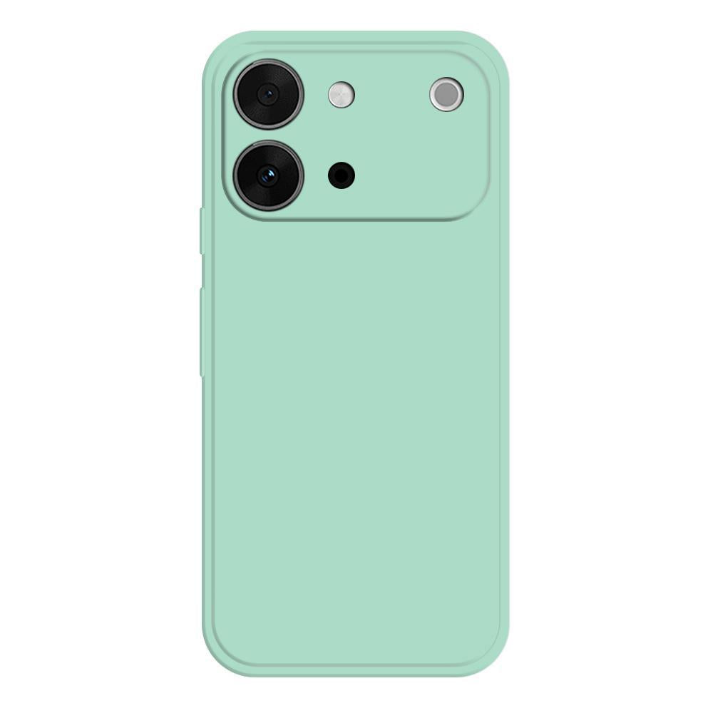For vivo S60 Vitality 5G Imitation Liquid Silicone Phone Case - Light Cyan - EDA008830004E