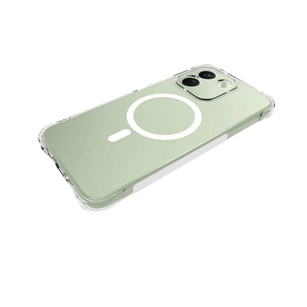 For Redmi Note 17 Pro+/17 Pro Max 163.4mm Shockproof Non-slip Magnetic TPU Phone Case - Transparent - EDA009224608A