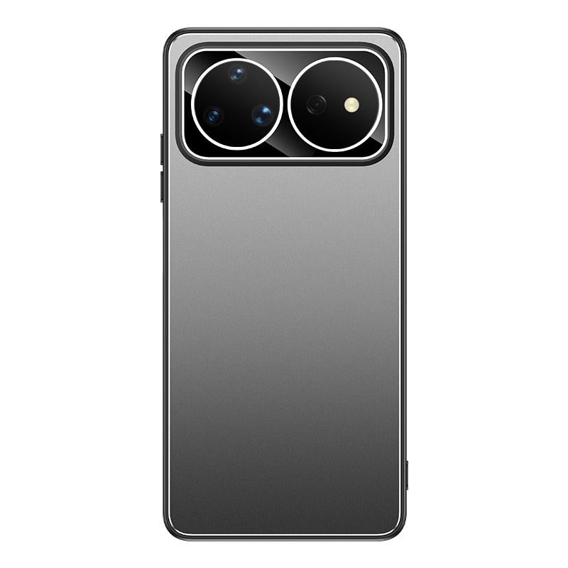 For Huawei nova 16 Ultra Golden Shield Metal Frosted Lens Film Phone Case - Silver Grey - EDA009254713C