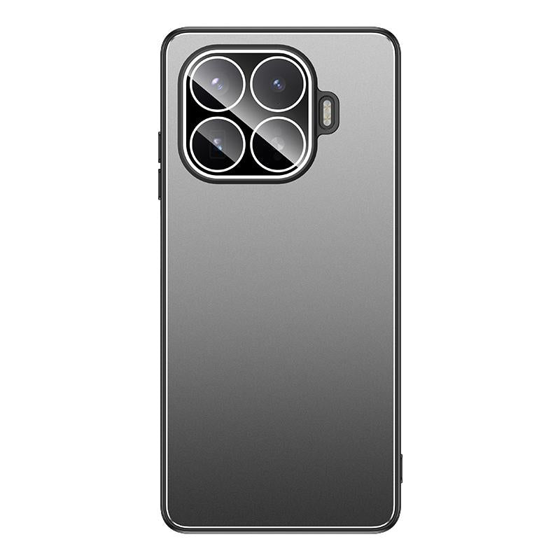 For Xiaomi 17T 5G Golden Shield Metal Frosted Lens Film Phone Case - Black - EDA009255304A
