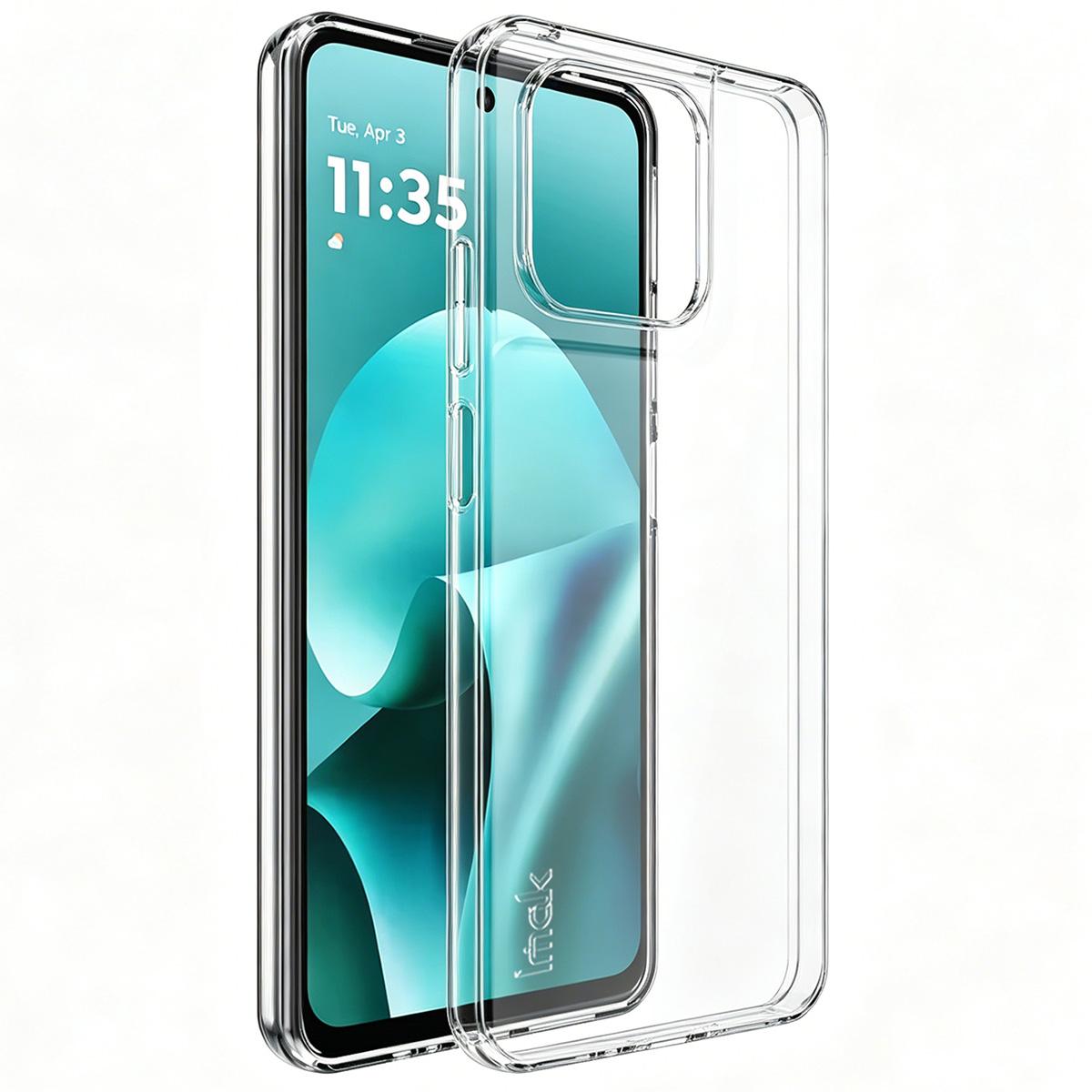 For Motorola Moto G37 5G / G47 5G imak UX-10 Series Transparent Shockproof TPU Phone Case - Transparent - EDA009604103A
