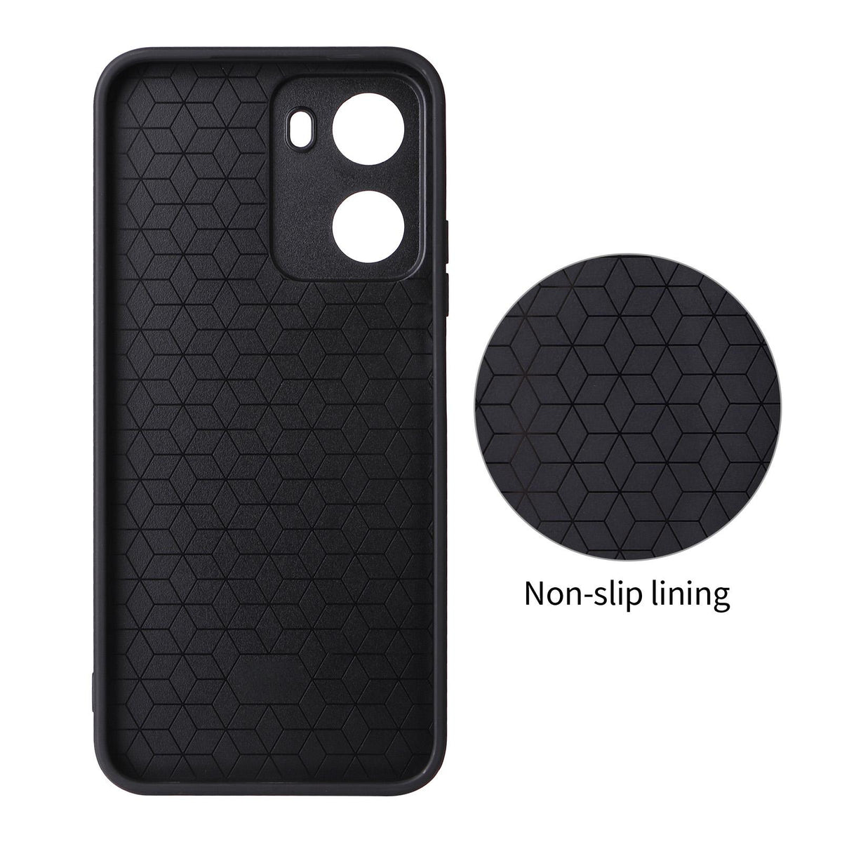 For Redmi 15a 5G / R70 5G / R70m 5G Precise Cutout Carbon Fiber Texture Vegan Leather Phone Case - Blue - EDA009686901D