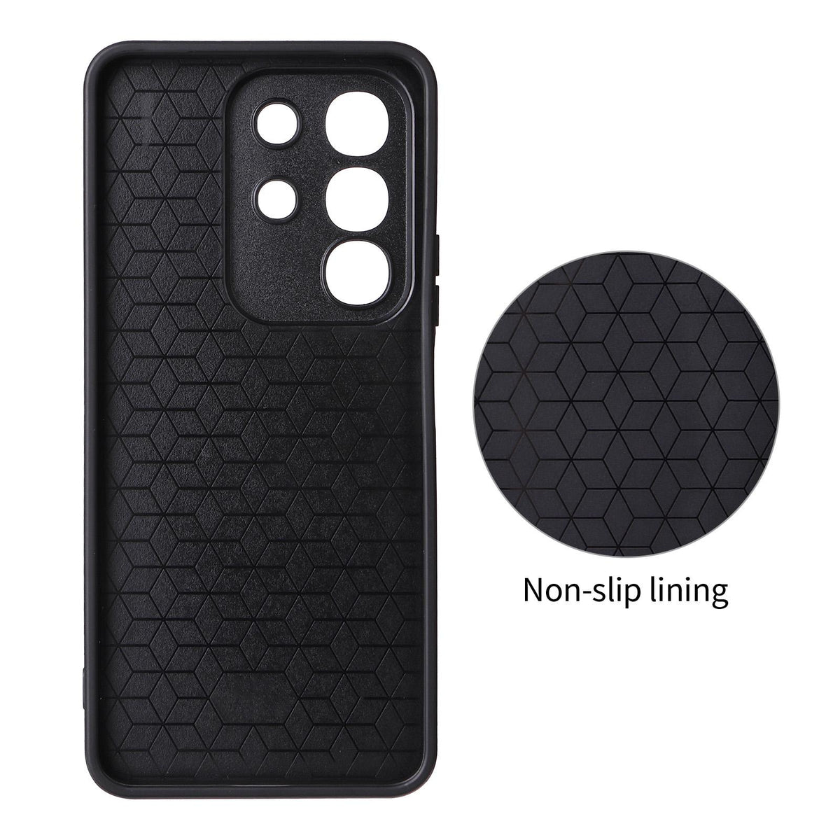 For vivo Y29 4G / T4x 5G / Y300t Precise Cutout Carbon Fiber Texture Vegan Leather Phone Case - Orange - EDA009698504A