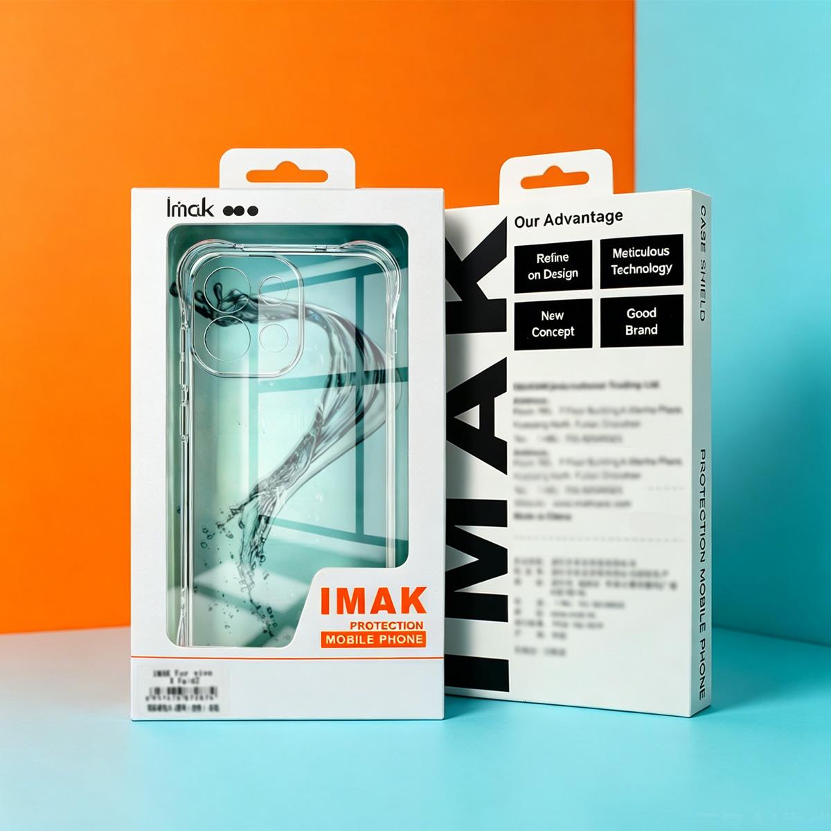 For Galaxy S26 FE 5G imak Shockproof Airbag TPU Phone Case - Transparent - EDA009794601A