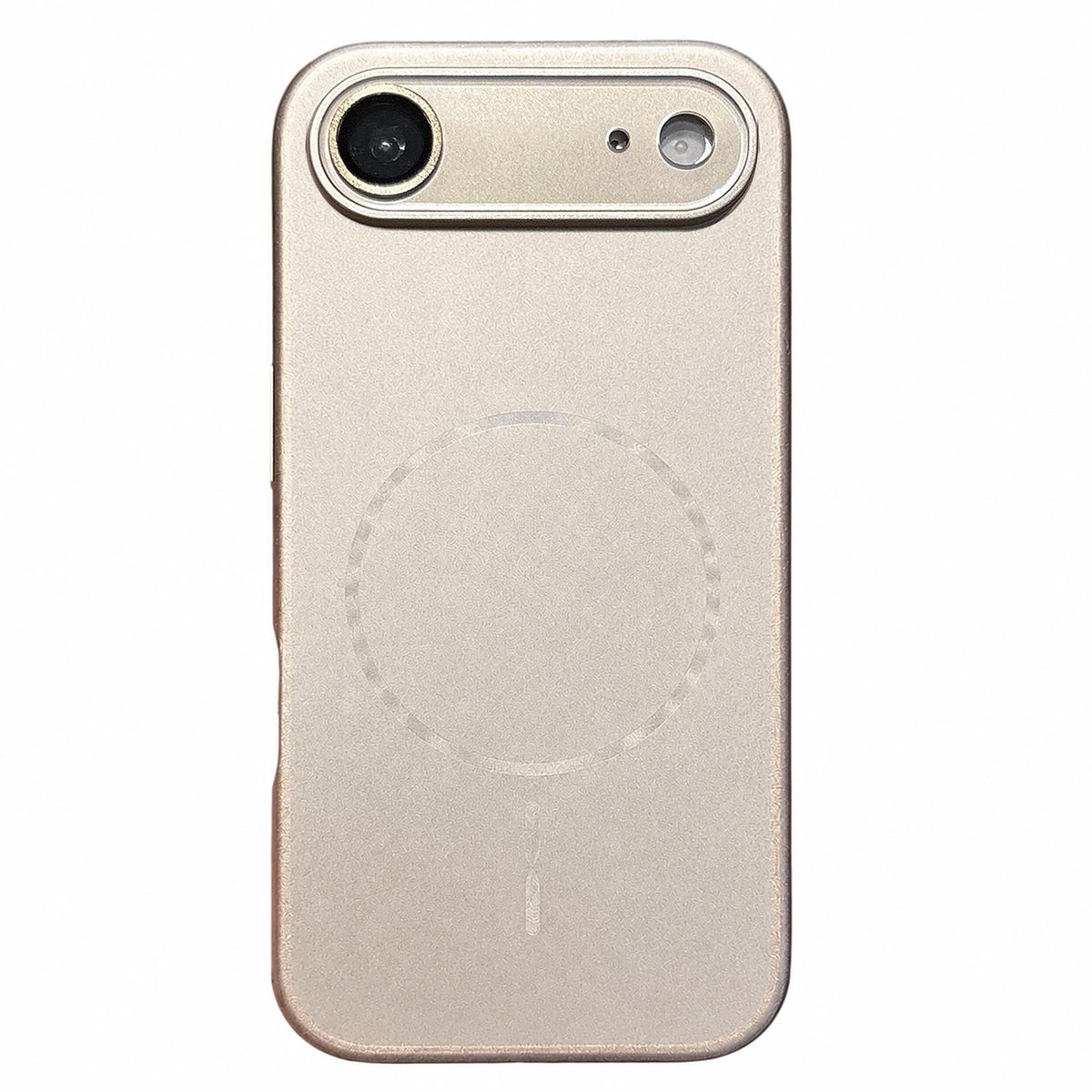 For iPhone Air Cooling Magnetic PC Hybrid TPU Frosted Phone Case - Gold - EDA009838004D
