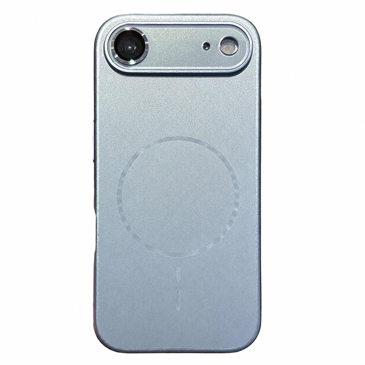 For iPhone Air Cooling Magnetic PC Hybrid TPU Frosted Phone Case - Light Blue - EDA009838004G