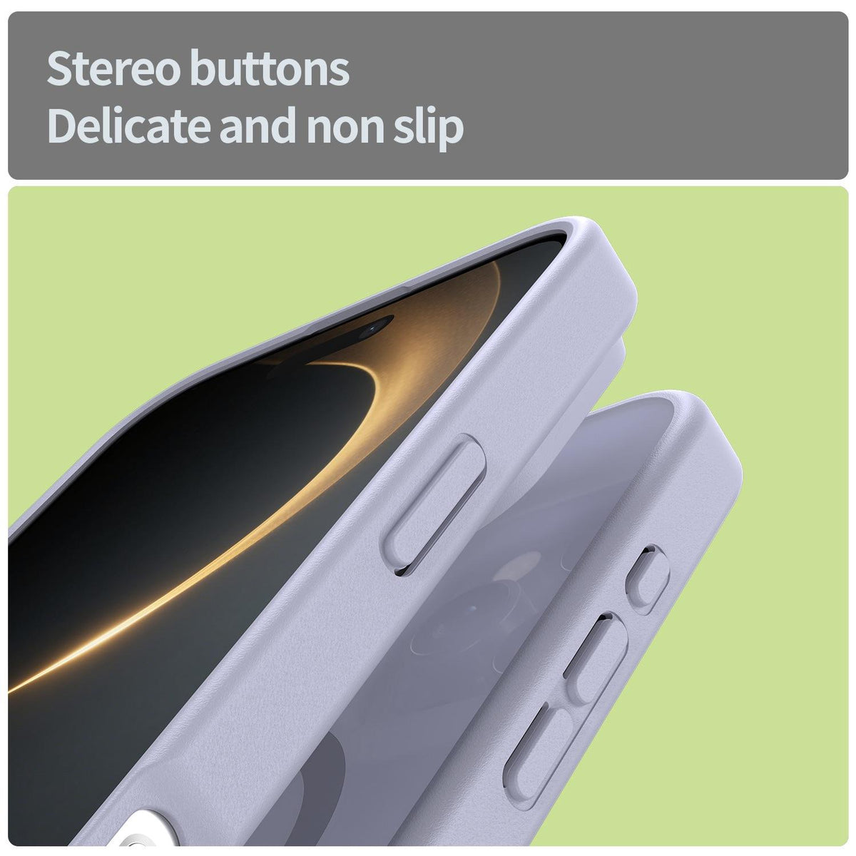 For iPhone 16 Pro Max Fanying Series Precision Camera Hole PC Hybrid TPU Translucent Frosted Magnetic Phone Case - Lavender - EDA009893315H
