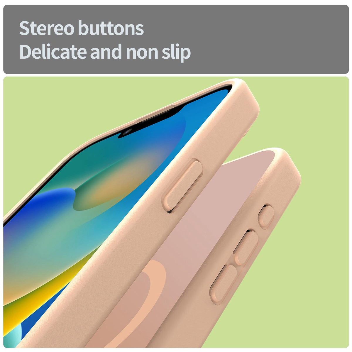 For iPhone 16e / 17e Fanying Series Precision Camera Hole PC Hybrid TPU Translucent Frosted Magnetic Phone Case - Rouge Powder - EDA009893316I