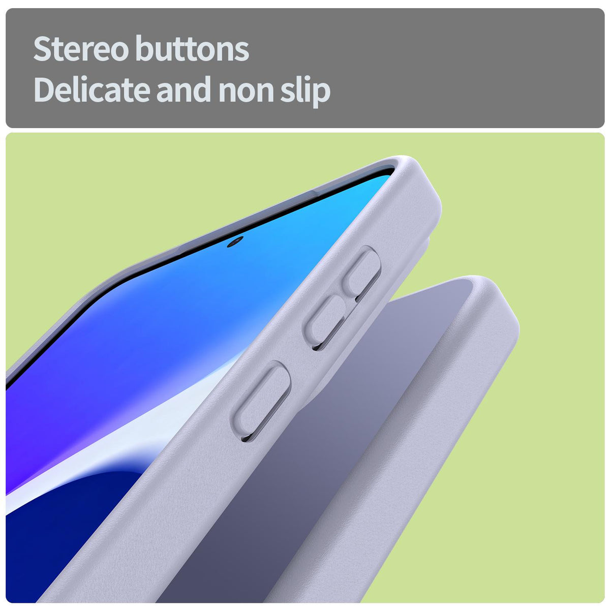 For Galaxy S24+ 5G Fanying Series PC Hybrid TPU Translucent Frosted Phone Case - Lavender - EDA009917903H